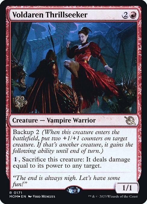 Voldaren Thrillseeker (171s) [March of the Machine Promos]
