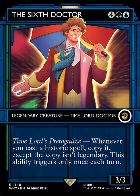The Sixth Doctor (1148) [Doctor Who] [Showcase, Borderless]