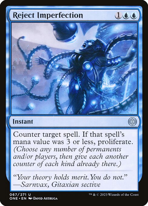 Reject Imperfection (67) [Phyrexia: All Will Be One]
