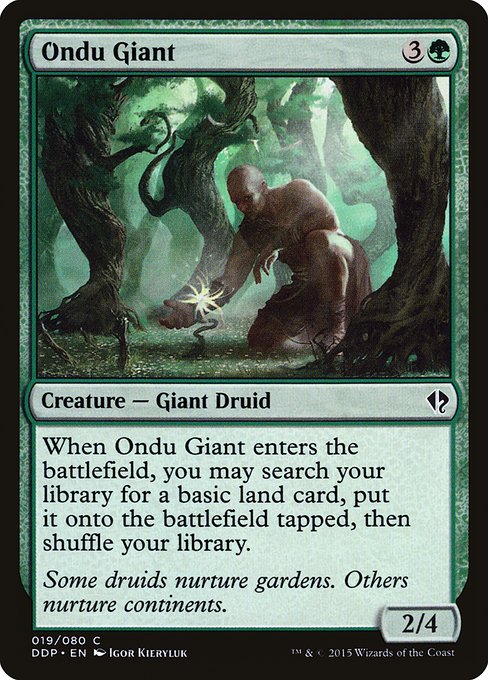 Ondu Giant (19) [Duel Decks: Zendikar vs. Eldrazi]