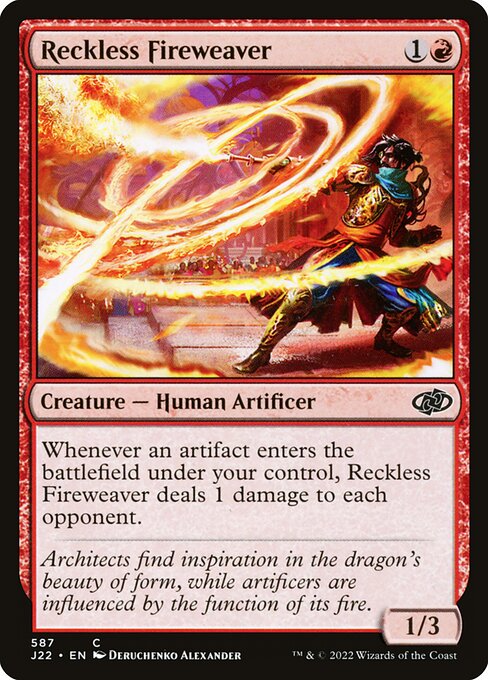 Reckless Fireweaver (587) [Jumpstart 2022]