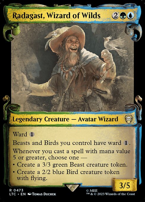 Radagast, Wizard of Wilds (473) [Tales of Middle-earth Commander] [Showcase]