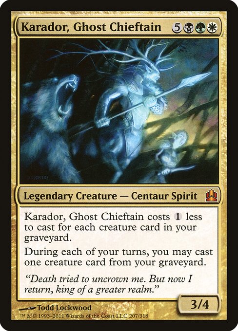 Karador, Ghost Chieftain (207) [Commander 2011]