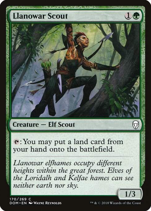Llanowar Scout (170) [Dominaria]