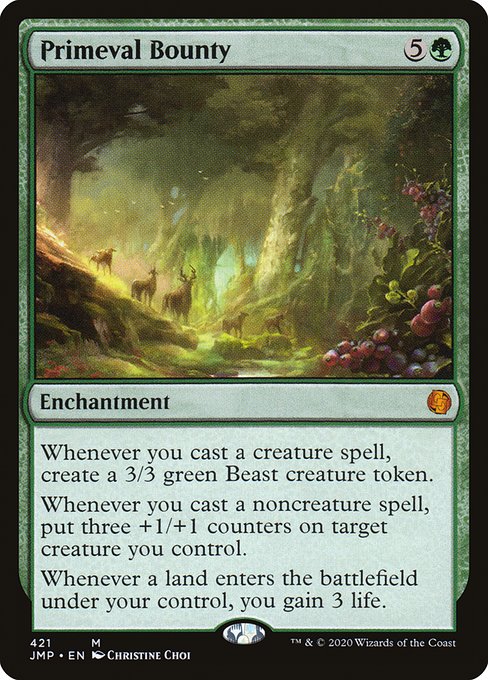 Primeval Bounty (421) [Jumpstart]