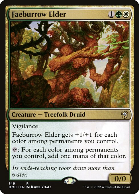 Faeburrow Elder (149) [Dominaria United Commander]