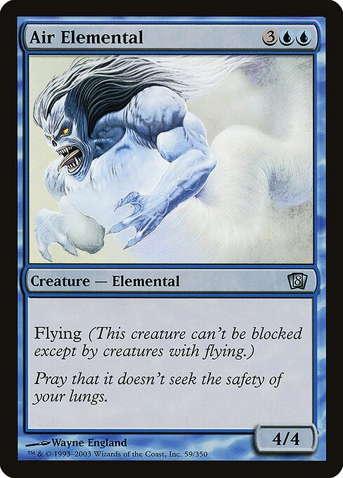 Air Elemental (59★) [Eighth Edition]