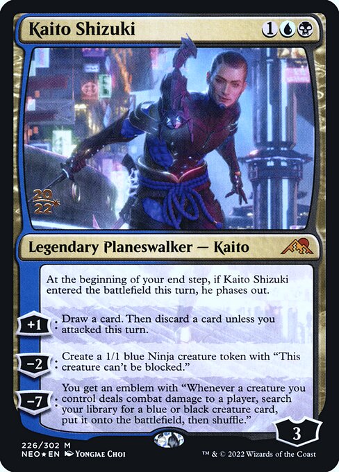 Kaito Shizuki (226s) [Kamigawa: Neon Dynasty Promos]