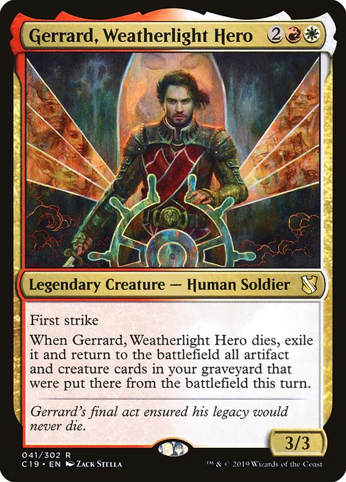 Gerrard, Weatherlight Hero (41) [Commander 2019]