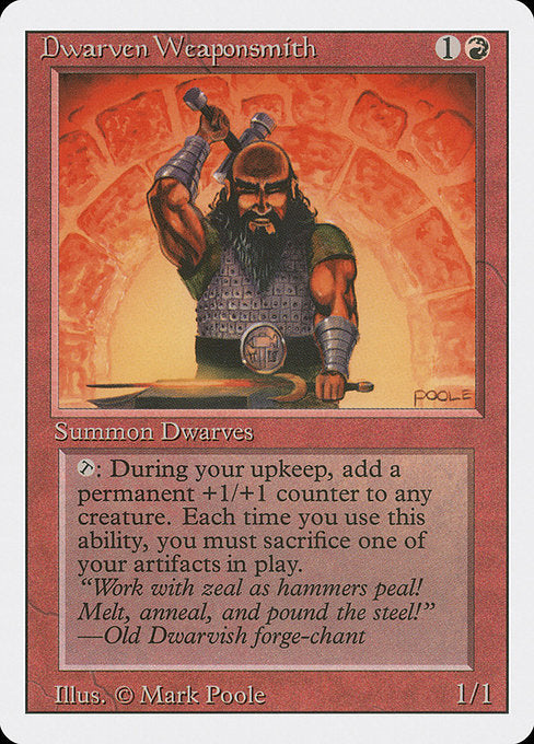 Dwarven Weaponsmith (145) [Revised Edition]