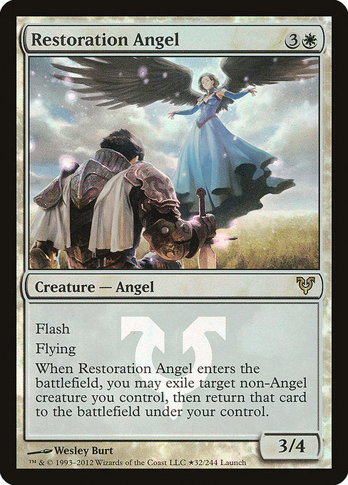 Restoration Angel (32★) [Avacyn Restored Promos]