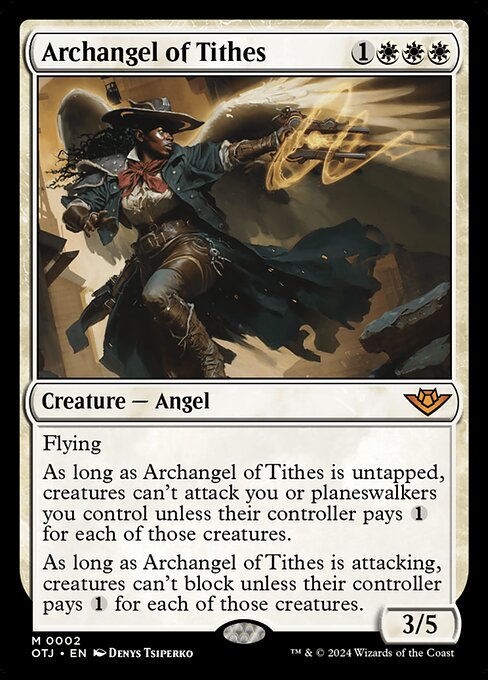 Archangel of Tithes (2) [Outlaws of Thunder Junction]