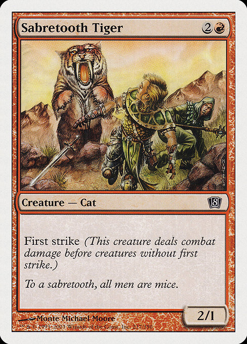 Sabretooth Tiger (217) [Eighth Edition]