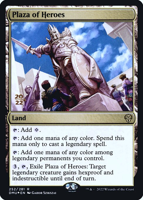 Plaza of Heroes (252s) [Dominaria United Promos]