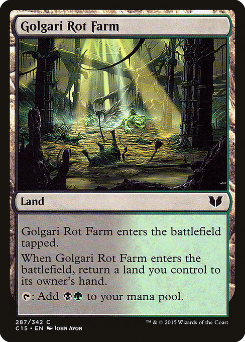 Golgari Rot Farm (287) [Commander 2015]