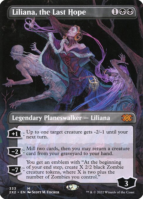 Liliana, the Last Hope (333) [Double Masters 2022] [Borderless]