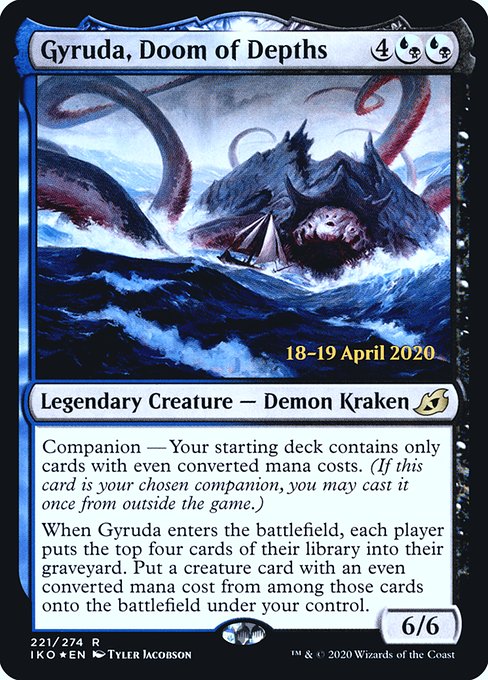 Gyruda, Doom of Depths (221s) [Ikoria: Lair of Behemoths Promos]