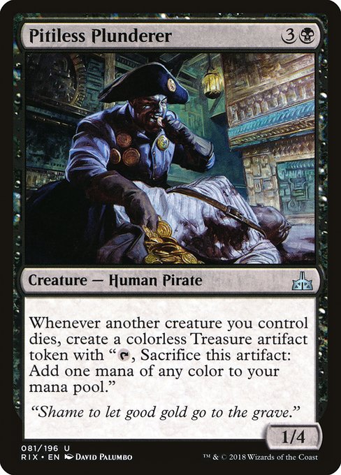 Pitiless Plunderer (81) [Rivals of Ixalan]
