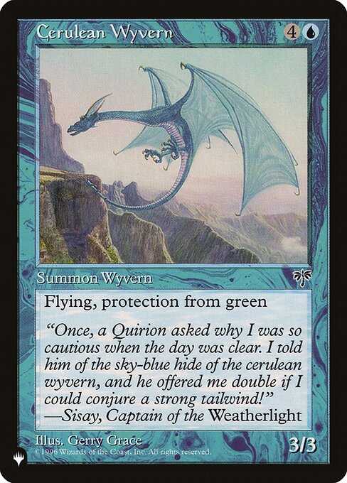 Cerulean Wyvern (MIR-57) [The List]
