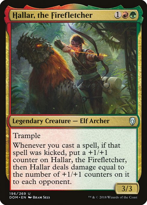 Hallar, the Firefletcher (196) [Dominaria]