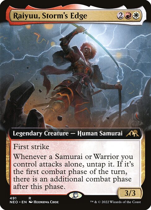 Raiyuu, Storm's Edge (491) [Kamigawa: Neon Dynasty] [Extended Art]