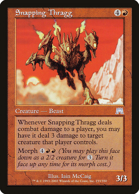 Snapping Thragg (233) [Onslaught]