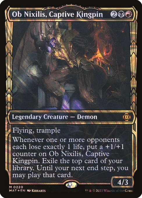 Ob Nixilis, Captive Kingpin (220) [March of the Machine: The Aftermath] [Showcase]