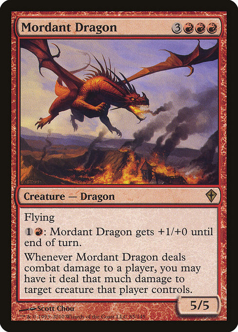 Mordant Dragon (85) [Worldwake]