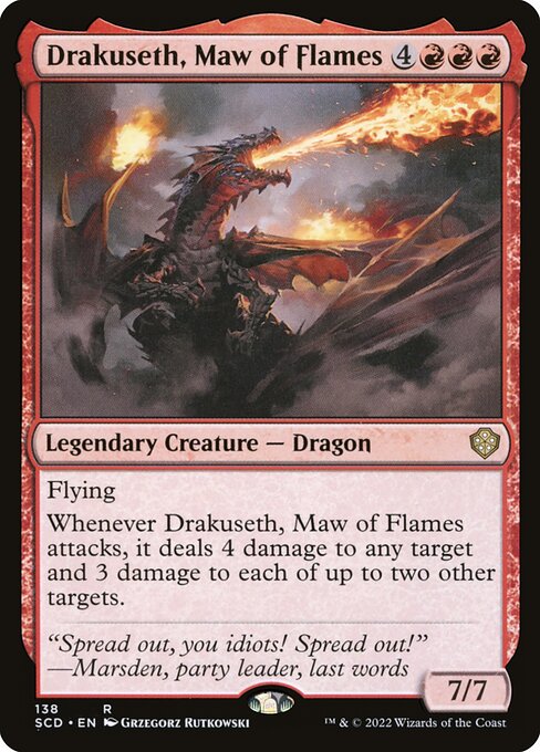 Drakuseth, Maw of Flames (138) [Starter Commander Decks]
