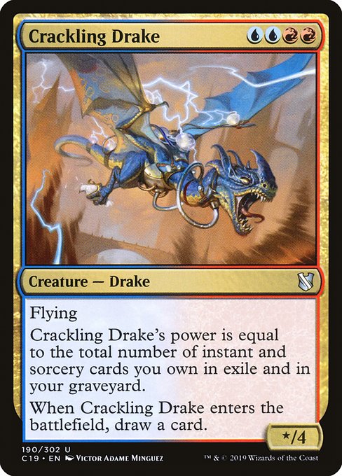 Crackling Drake (190) [Commander 2019]