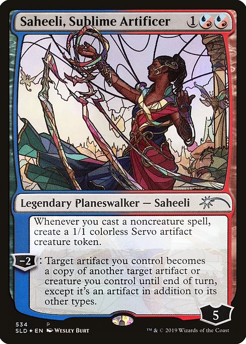Saheeli, Sublime Artificer (534) [Secret Lair Drop]