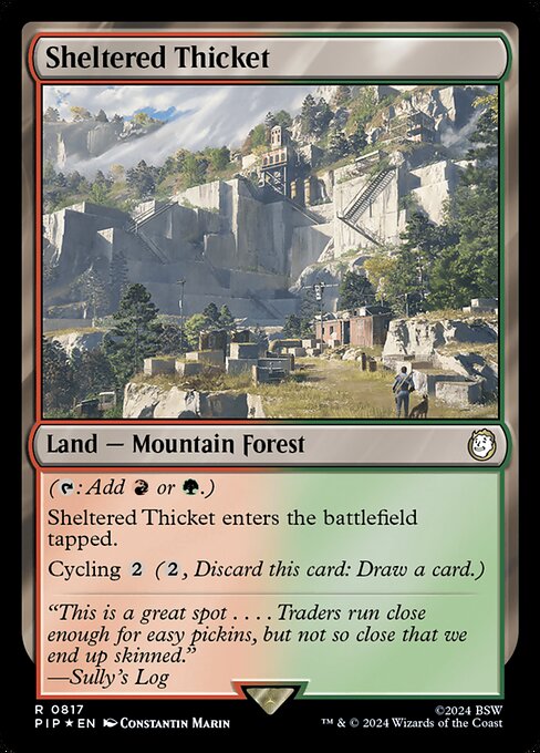 Sheltered Thicket (817) [Fallout]