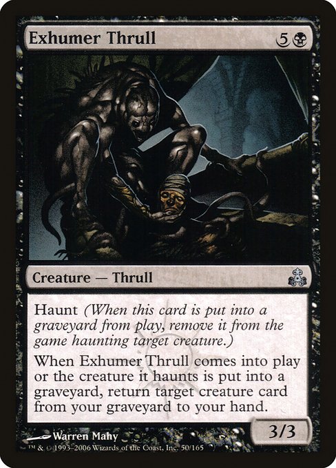 Exhumer Thrull (50) [Guildpact]