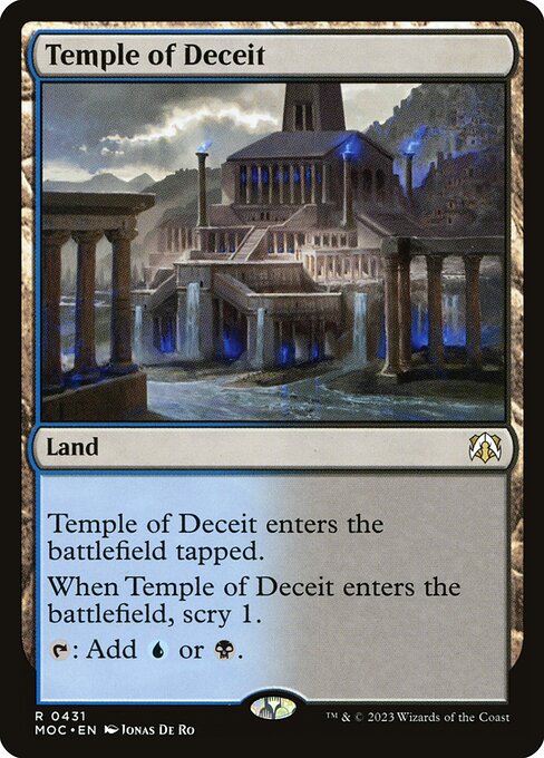 Temple of Deceit (431) [March of the Machine Commander]