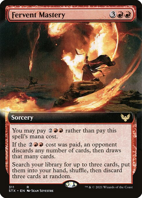 Fervent Mastery (311) [Strixhaven: School of Mages] [Extended Art]