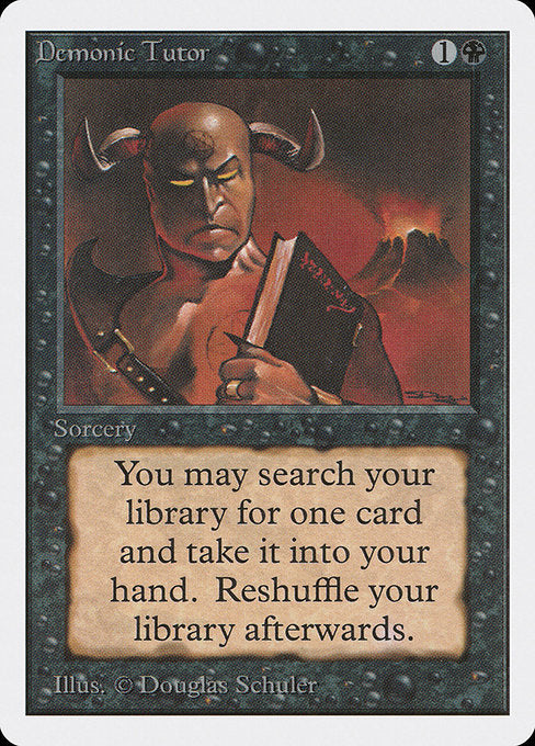 Demonic Tutor (105) [Unlimited Edition]