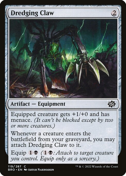 Dredging Claw (119) [The Brothers' War]