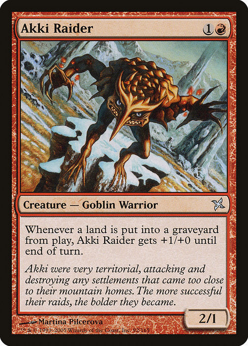 Akki Raider (92) [Betrayers of Kamigawa]