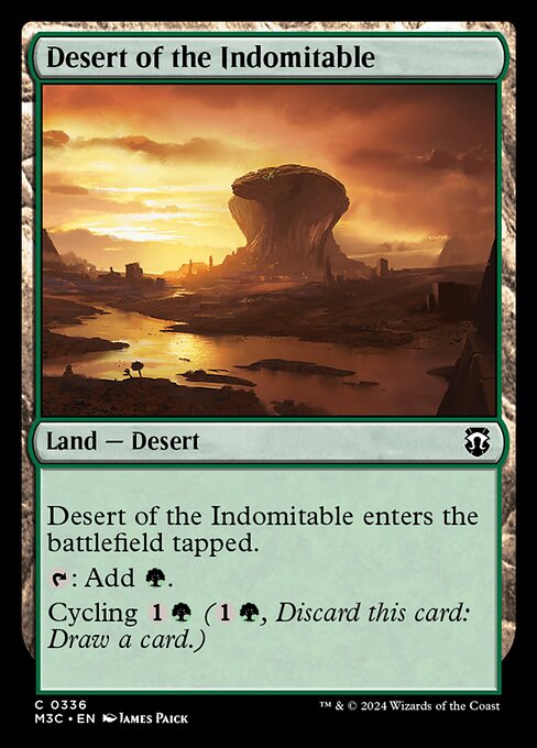 Desert of the Indomitable (336) [Modern Horizons 3 Commander]