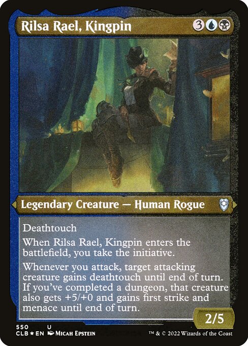 Rilsa Rael, Kingpin (550) [Commander Legends: Battle for Baldur's Gate]