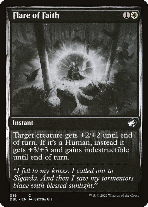 Flare of Faith (19) [Innistrad: Double Feature]