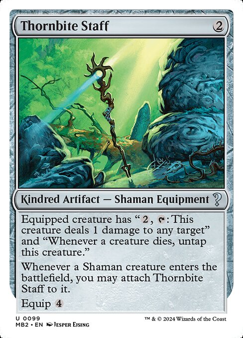 Thornbite Staff (99) [Mystery Booster 2]