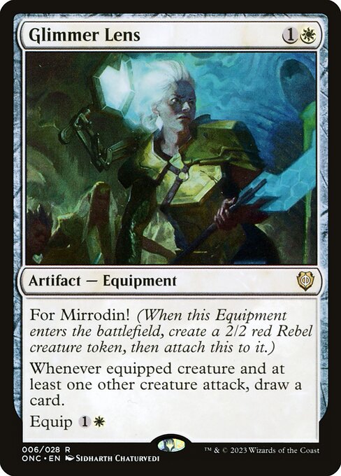 Glimmer Lens (6) [Phyrexia: All Will Be One Commander]