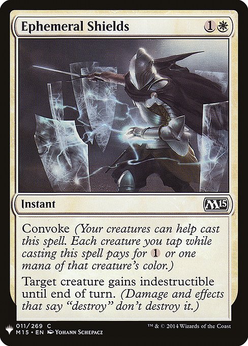 Ephemeral Shields (M15-11) [The List]