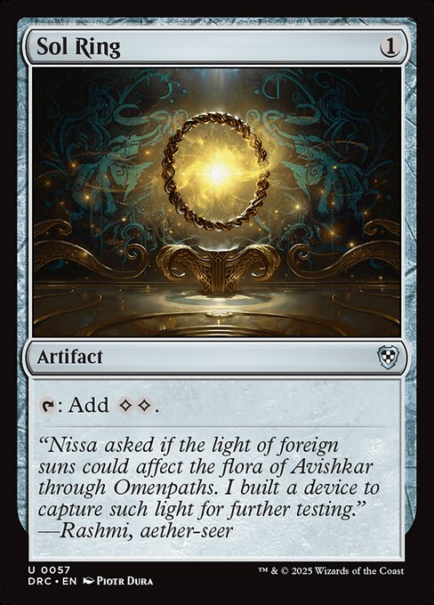 Sol Ring (57) [Aetherdrift Commander]