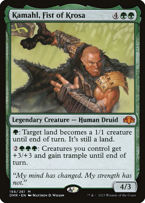 Kamahl, Fist of Krosa (166) [Dominaria Remastered]