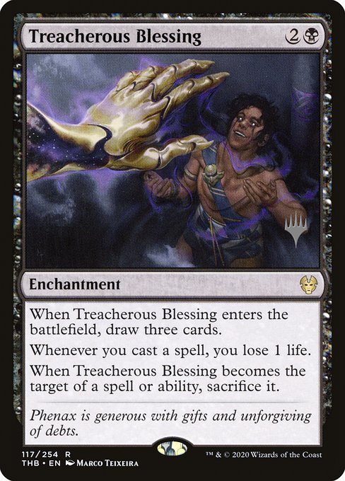 Treacherous Blessing (117p) [Theros Beyond Death Promos]