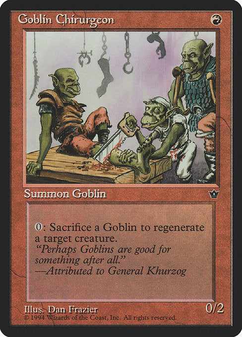 Goblin Chirurgeon (54c) [Fallen Empires]