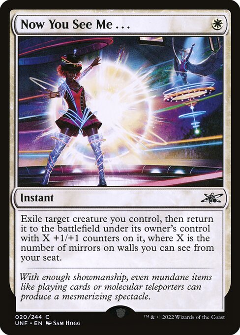 Now You See Me . . . (20) [Unfinity]