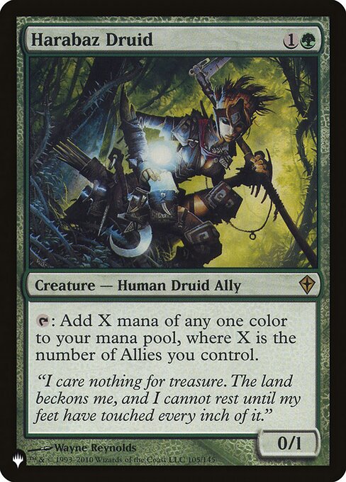 Harabaz Druid (WWK-105) [The List]